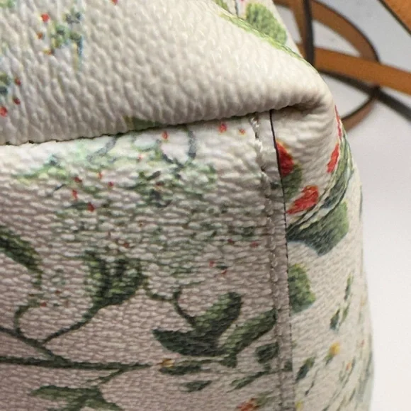 Tory Burch Watercolor Botanical Kerrington Tote Crossbody + Shopping Bag + Dusty - Picture 13 of 16